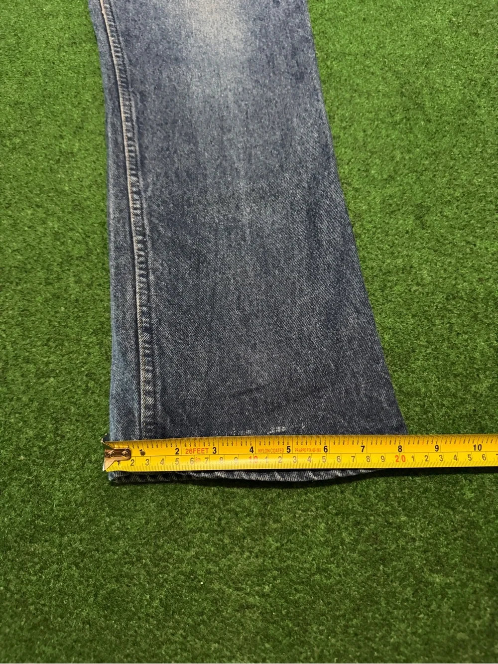 Vintage 70s Levi’s Jeans, Denim Pants Made in USA Orange Tab SF207 (34x30)
